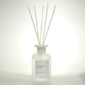 Reed Diffuser Set, Lavender Thyme Scent, 6.7 oz, Home Fragrance with 5 Diffuser Sticks Long Lasting Fragrance (White)