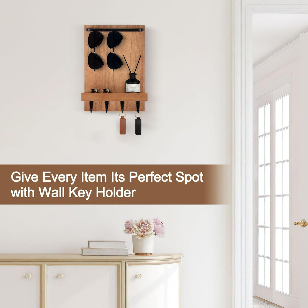 Key Holder Wall Mount, Key and Sunglasses Holder for Wall