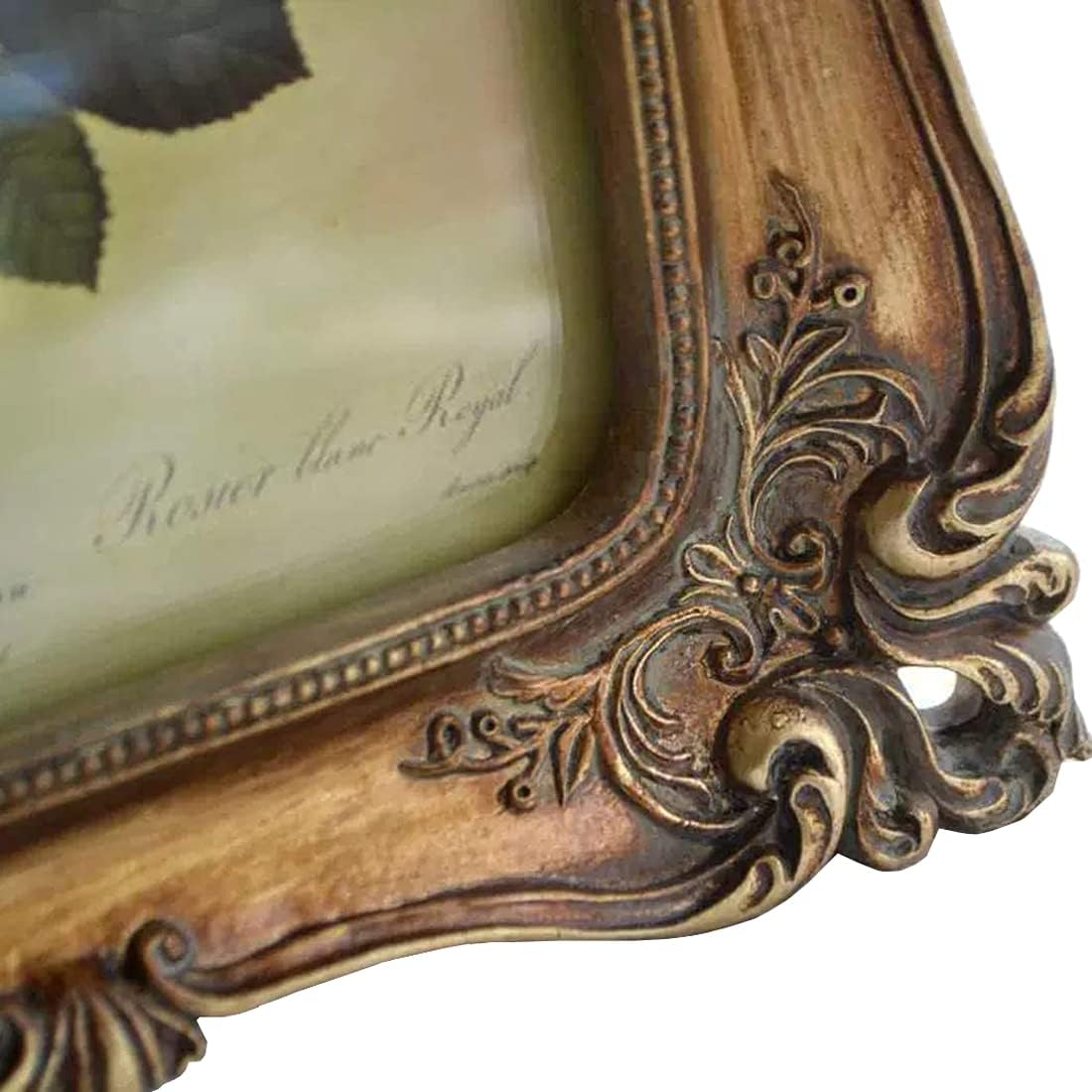 CISOO 5x7 Antique Vintage Picture Frame Bronze Gold Ornate Table Wall Decor