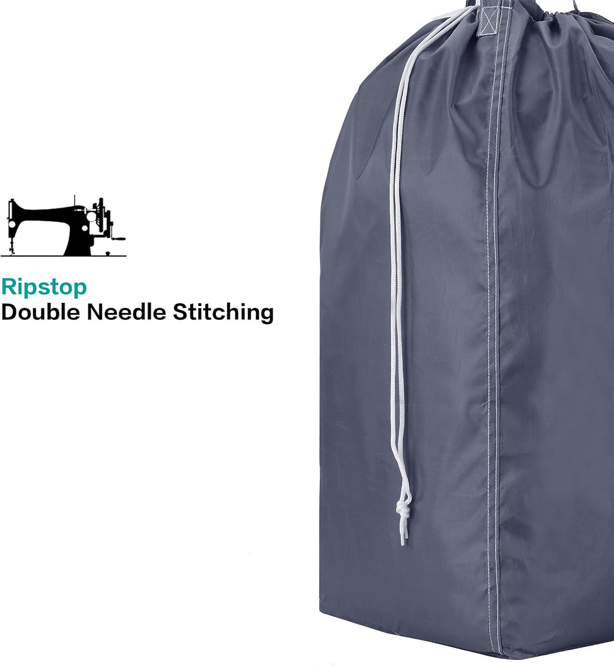 HOMEST 2 Pack Wash Me Travel Laundry Bag with Handles