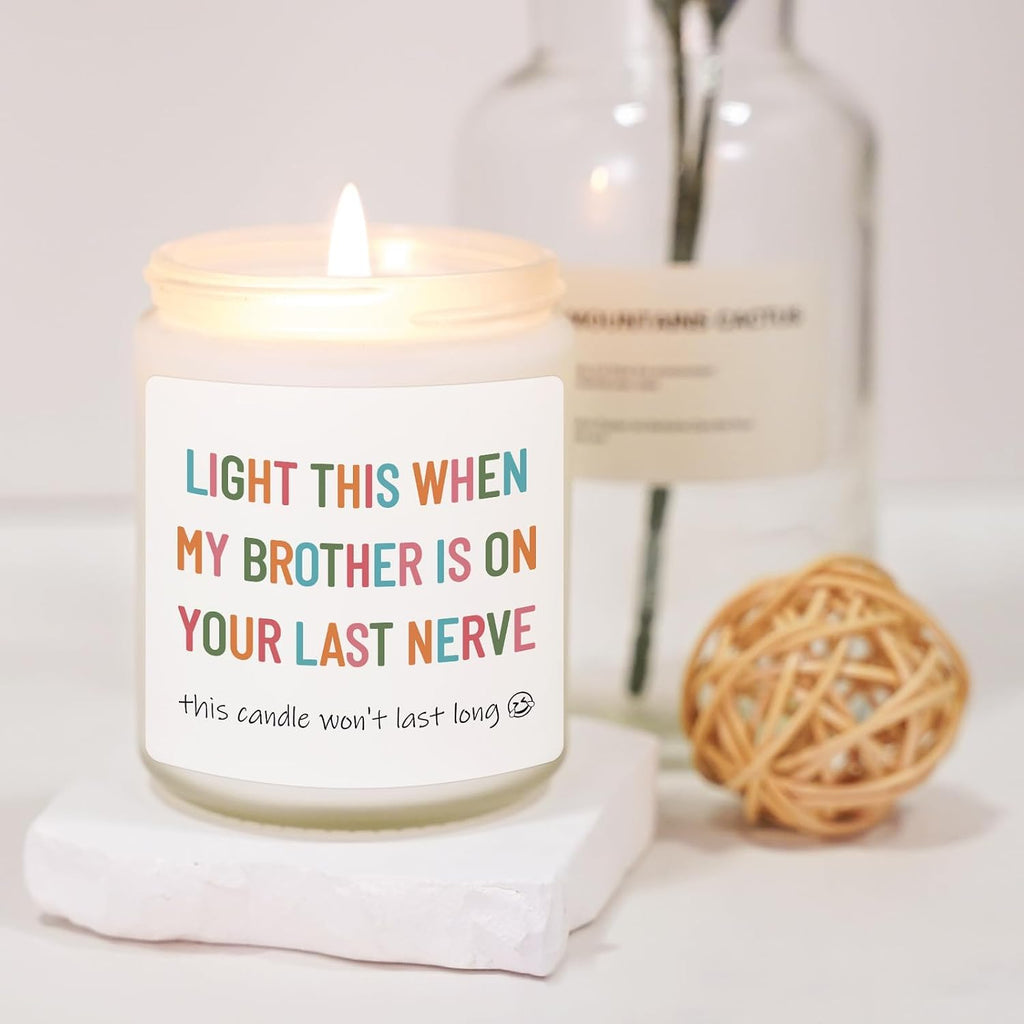 Sister in Law Gifts, Birthday Gifts for Sister in Law，Lavender Candle, 7oz