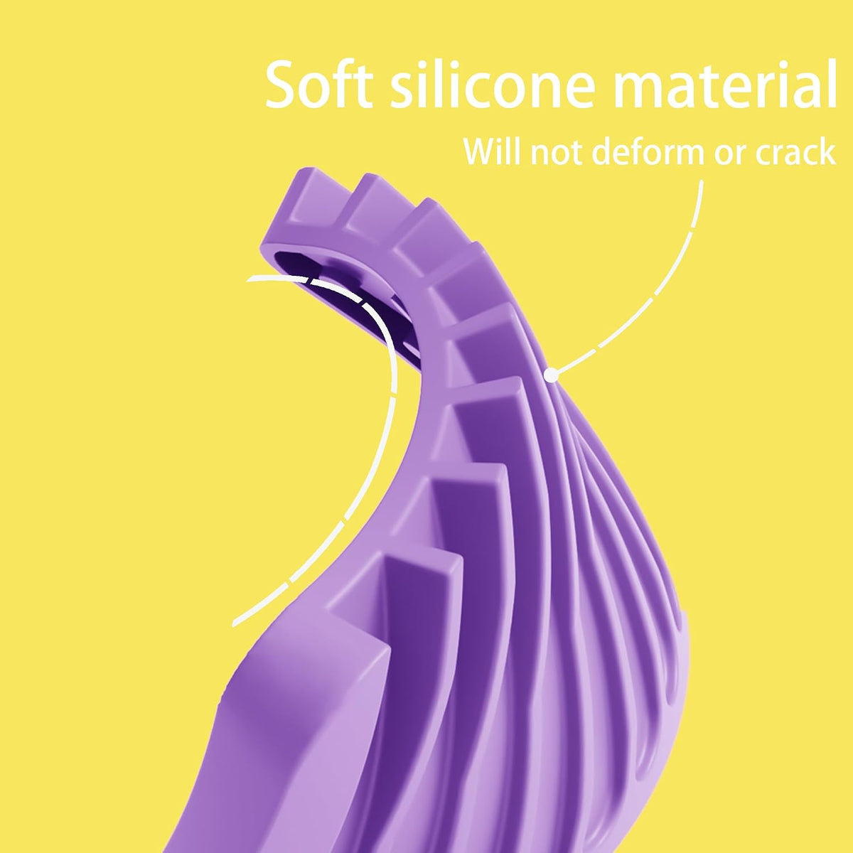 4-Pack Self Draining Soap Dish for Shower Bathroom Waterfall Silicone Soap Saver Tray Sponge Holder for Kitchen Sink Non-Slip Easy Clean (Purple)
