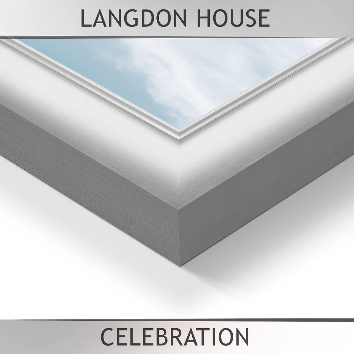 Langdon House 8x10 Picture Frames - Silver, 3 Pack - Celebration Collection