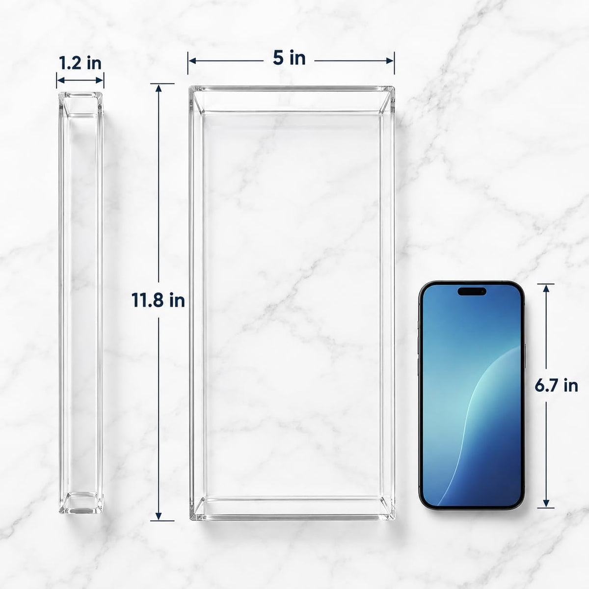 MaxGear Acrylic Vanity Tray