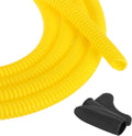 MECCANIXITY 1/4" 10ft Split Wire Loom Tubing w/Installation Tool Yellow