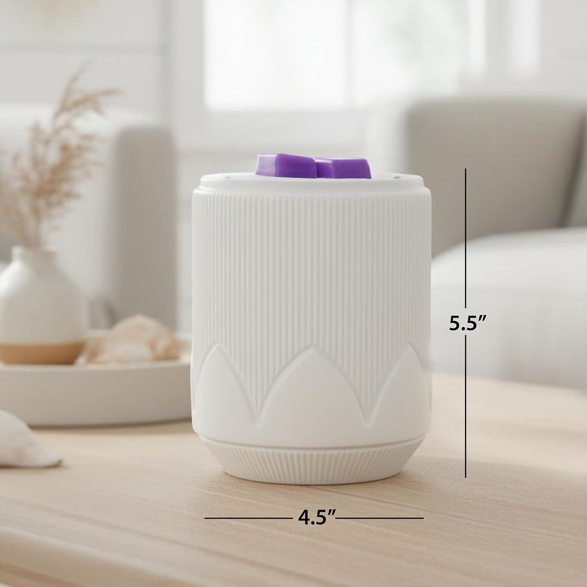 ScentSationals Vee - Silicone Liner Wax Warmer for Scented Wax Melts