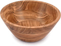 Kimona Fruit Bowl Wooden Fruit Bowl or Candy Bowl, Handcrafted Fruit Basket for Kitchen & Home Décor (9" X 9" X 4")
