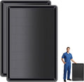 2-Pack Extra Large Plastic Oil Drain Drip Pan,35"x24"x1.6"