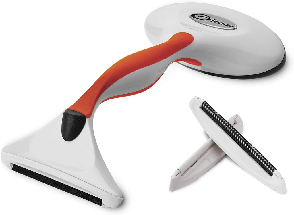 GLEENER Battery-Free Fabric Shaver & Lint Brush | Ultimate Fuzz Remover Sweater Comb | Lint Remover and Depiller for Clothing & Furniture (Burnt Orange)
