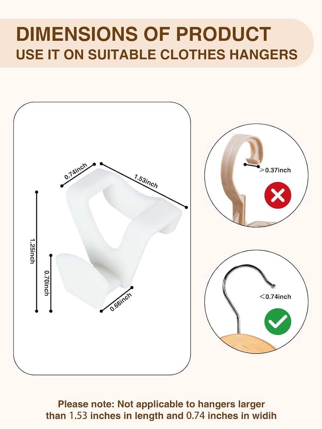 Smartor Clothes Hanger Connector Hooks 120 Pack, Hangers Space Saving
