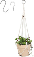 Macrame Plant Hangers Indoor, Macrame Plant Hanger Large Weather Resistant