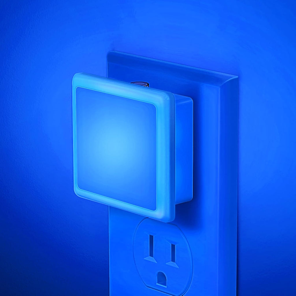 JandCase Blue Night Light, Blue Nightlight[2 Pack],0.3 Watt LED Night Light