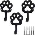 10 o'clock Key Holder & Dog Leash Holder, Metal Wall Hook for Hanging ，4×6 inch(Set of 3),Dog/Cat Mom Gifts Leash Holder for Entryway, Hallway, Kitchen, Office Decoration