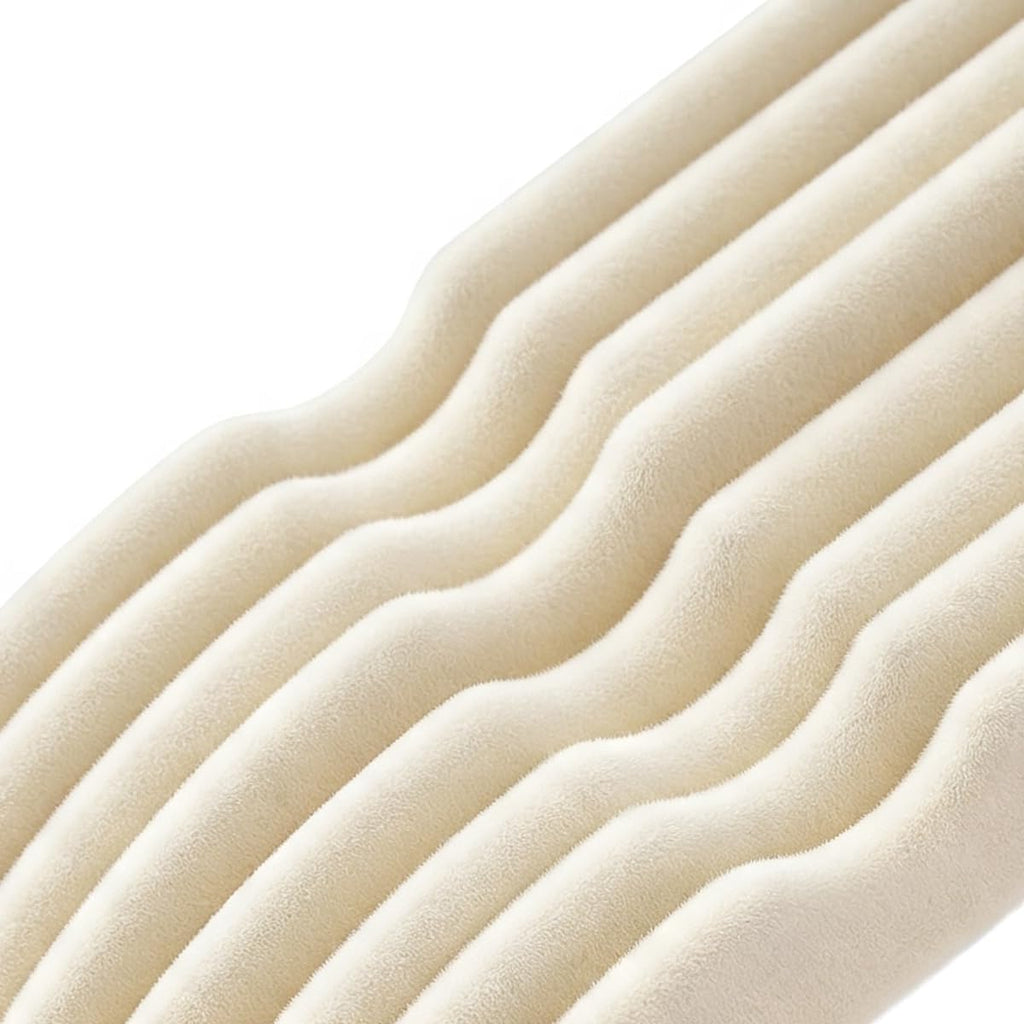 KISEER 15 Pack 16 Inch Velvet Clothes Hangers with Adjustable Clips, Heavy Duty Non Slip Space Saving Pants Skirt Hangers for Closet, Suit, Coat, Shorts, Dress (White)