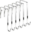 10Pcs Over The Door Hooks, Metal Door Hanger Z Hooks, Sturdy Over Door Hooks for Hanging Clothes, Towels, Coats and More