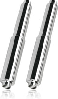 2 Pcs Toilet Paper Holder Spring Rod, Metal Springs Plastic Toilet Paper Roller Replacements, Adjustable Roller for Bathroom Use