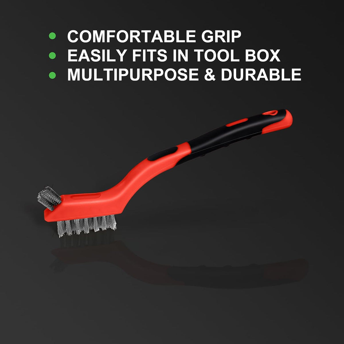 MAXMAN Wire Brush Set 6Pcs, Small Scratch Brush, Rust Scrub Detailing