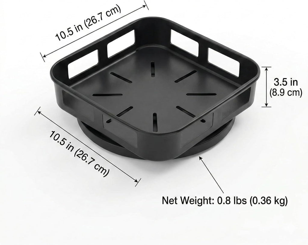 Cologne Organizer for Men, 360°Rotating Bathroom Organizer Countertop, Perfume Organizer, Vanity Tray for Perfume, Skincare, Shaving Kit, Bathroom Storage, Gift for Men