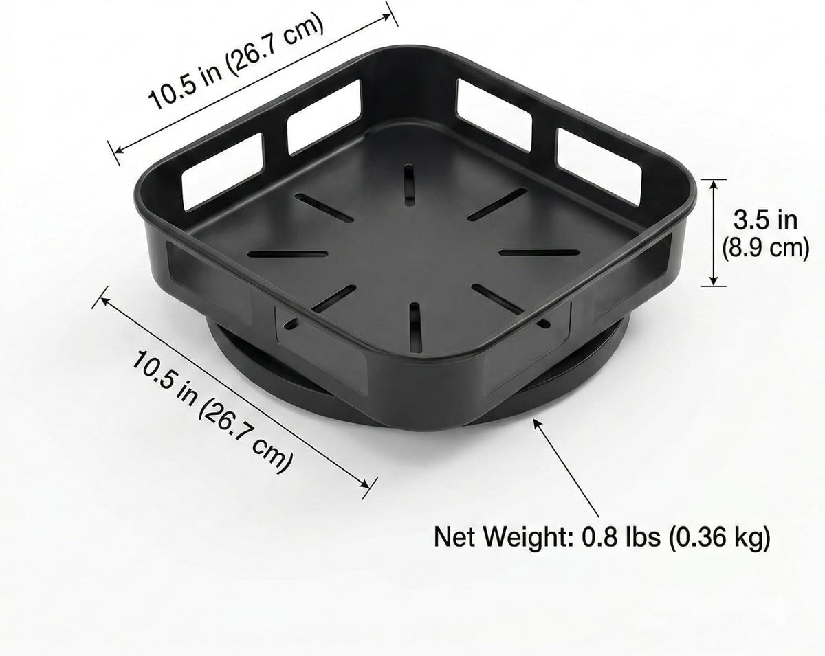 Cologne Organizer for Men, 360°Rotating Bathroom Organizer Countertop, Perfume Organizer, Vanity Tray for Perfume, Skincare, Shaving Kit, Bathroom Storage, Gift for Men