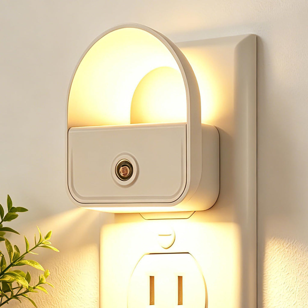6 Pack Night Lights, Night Light Plug into, Warm LED Nightlights