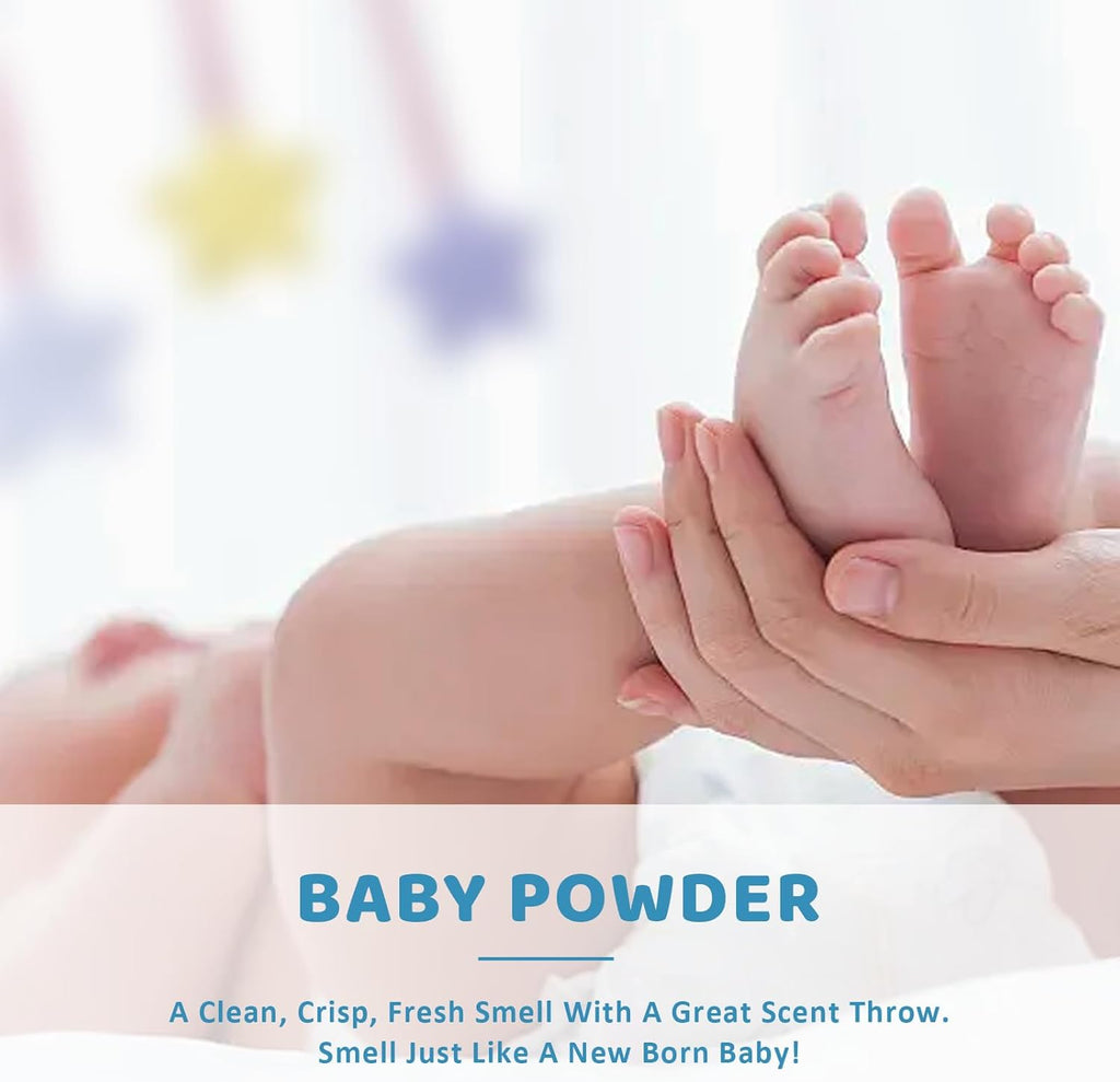 SCENTORINI Scented Sachets for Drawer and Closet, Baby Powder Scent 14 Pack