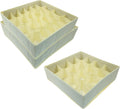 3 Pack Beige Sock Underwear Organizer Dividers
