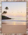 8x10 Mother of Pearl Shell Metal Picture Frame Colorful 1Pc
