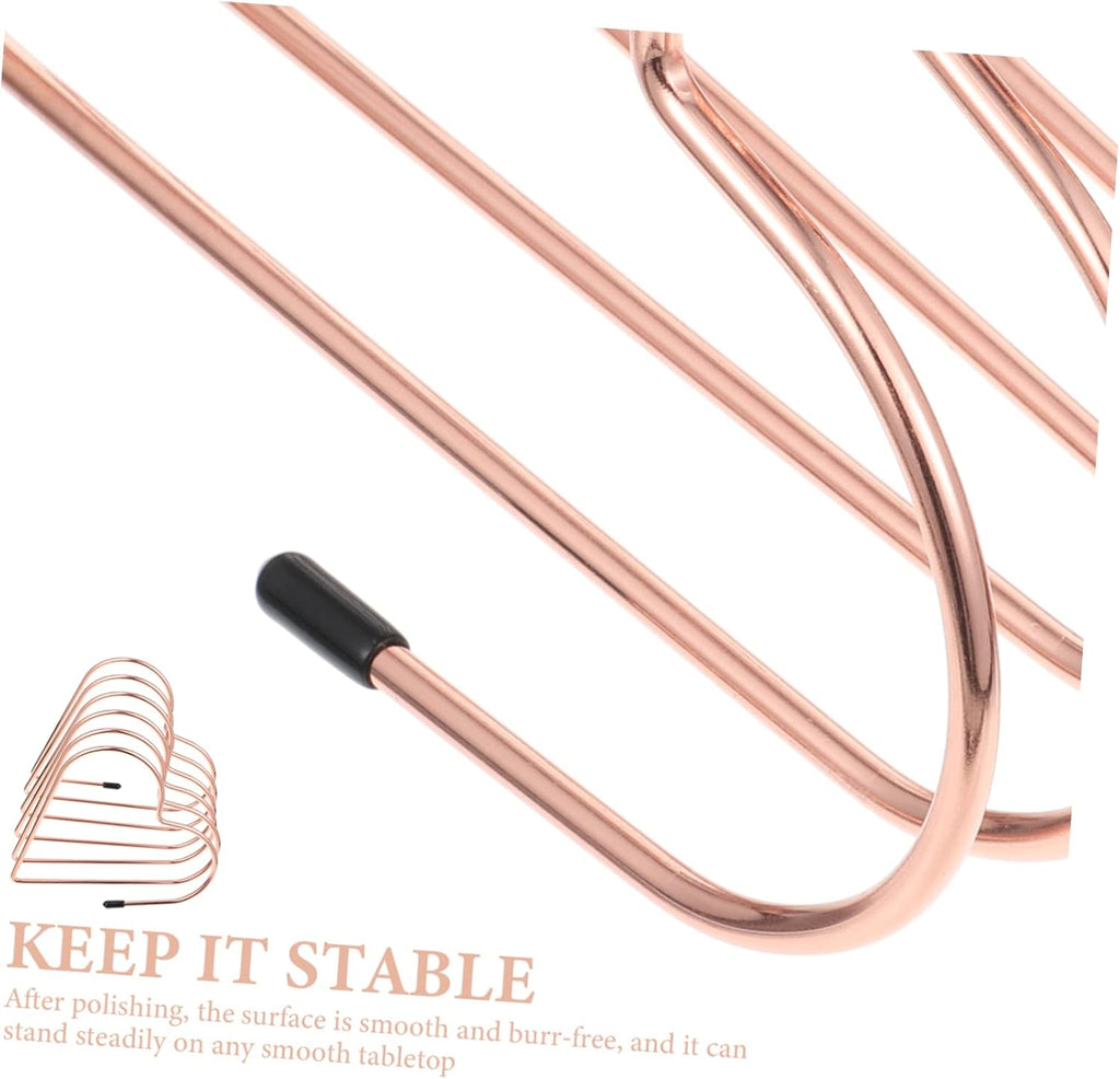 Ciieeo Bookend Book Shelves for Office Document Holder for Desk Heavy Duty Bookshelf Desktop Book Holder Metal Bookshelf Locker Decor Iron Rose Gold Household Book Holder Book Rack CD DVD