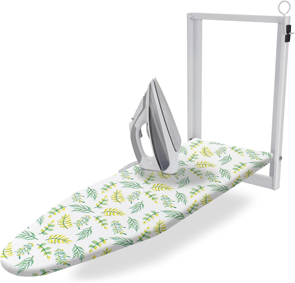 SheeChung Wall Mounted Ironing Board 36"X12",Foldable Ironing Board,Yellow