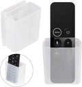 PINOWU [2 Pack] Universal Remote Control Holder 7x6x3cm, Wall Mount Media Organizer Self-Adhesive Storage Box, Office Supply Accessories