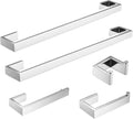 Fapully 5 Piece Bathroom Hardware Accessories Set Chrome Polish