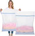 2 Pack XXX-Large Mesh Laundry Bags for Delicates, Fine Mesh 35 x 43 Inches