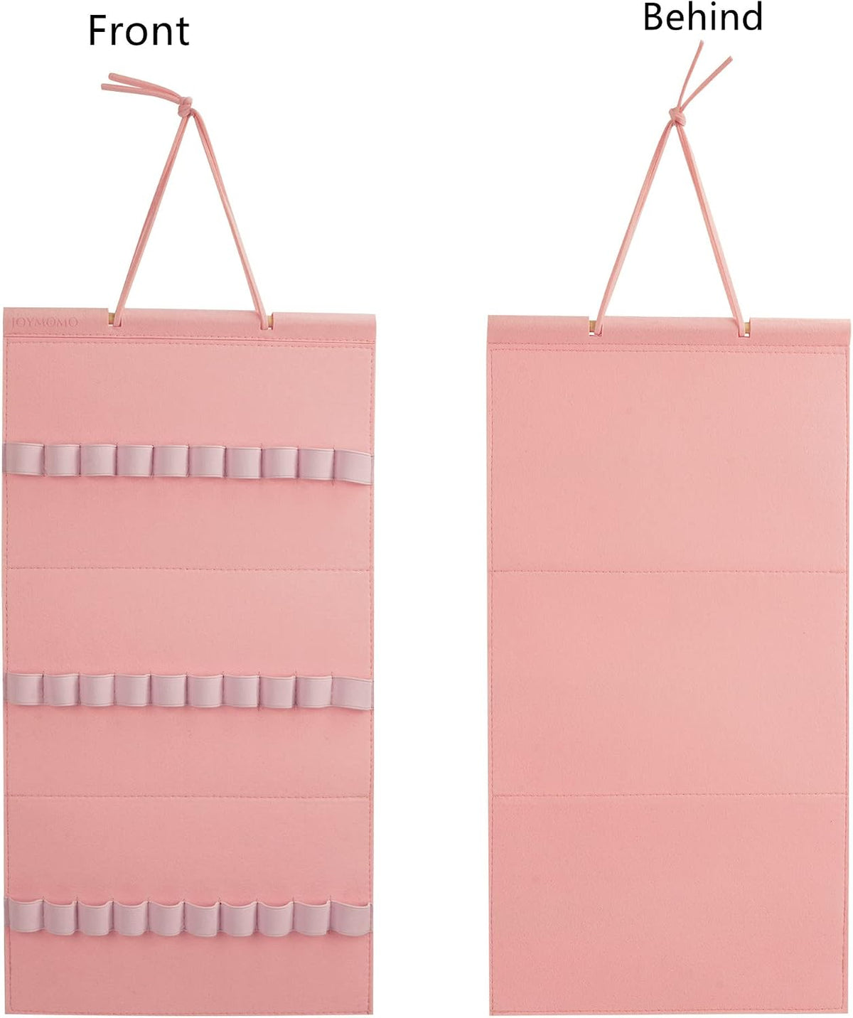 Headband Holder For Girls,Felt Headband Organizer Storage(Pink)