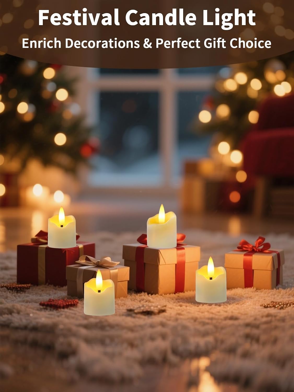 Small Rechargeable Flameless Candles with Remote Timer, 1.5"x2.2" Tea Lights Candles Battery Operated for Anniversary Wedding Centerpiece Table Decor Funeral Halloween Christmas, ivory, 6 Pack