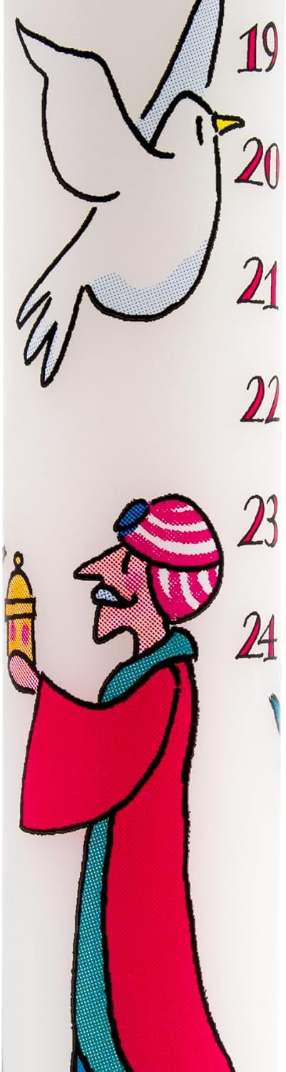 Alison Gardiner Three Wise Men Advent Taper Candle, 10hr Burn, Unscented