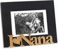 Isaac Jacobs 5x7 (Matted 4x6) Black Sentiments “I Love Nana Photo Frame