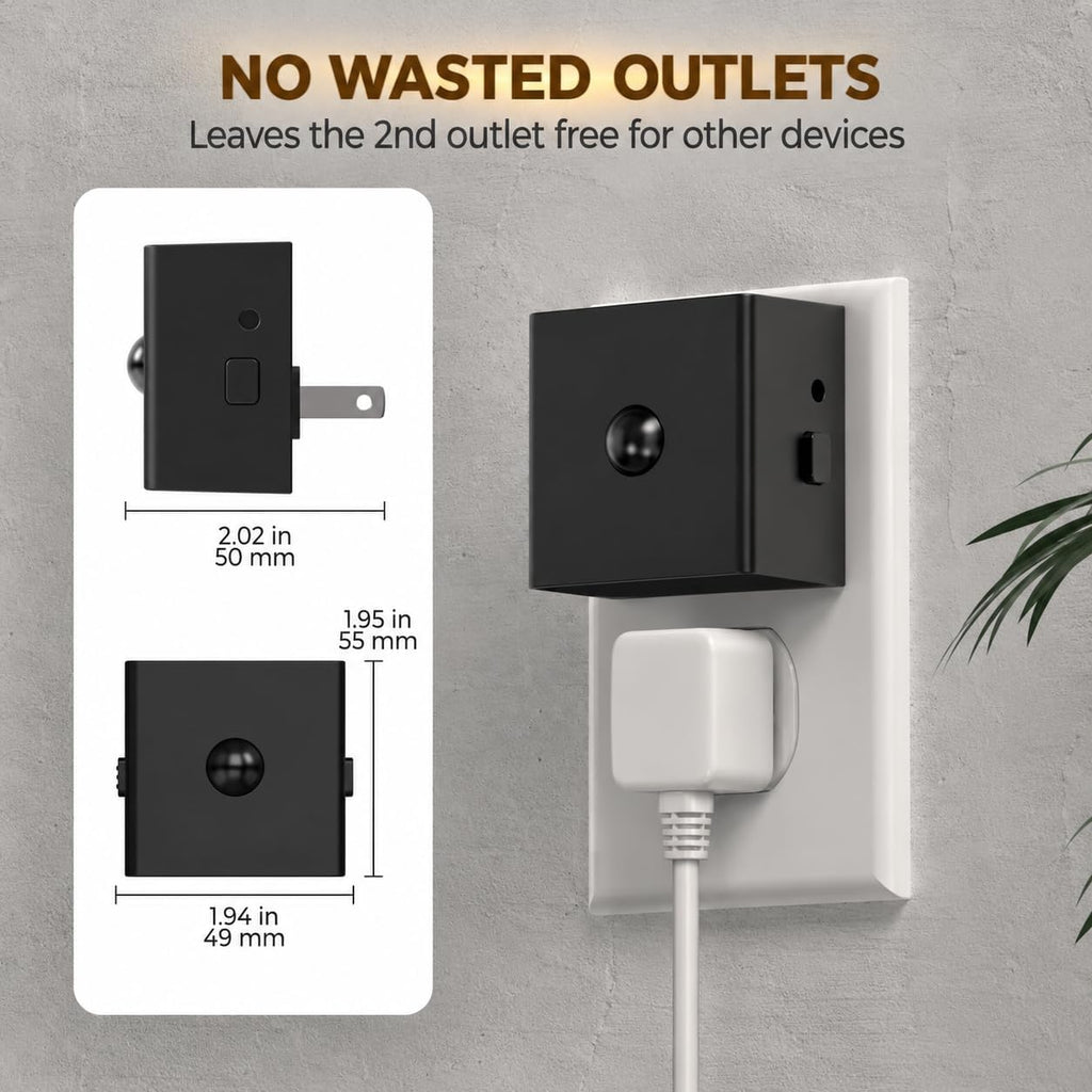 L LOHAS LED Plug in Night Light with Motion Sensor and Dusk to Dawn Sensor
