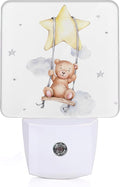Teddy Bear Night Light, Cute Night Light Plug into Wall with Dusk to Dawn Sensor, LED Lamp Energy Saving Lights for Men Women Boys Girls,Lamp for Bedroom Bathroom Hallway