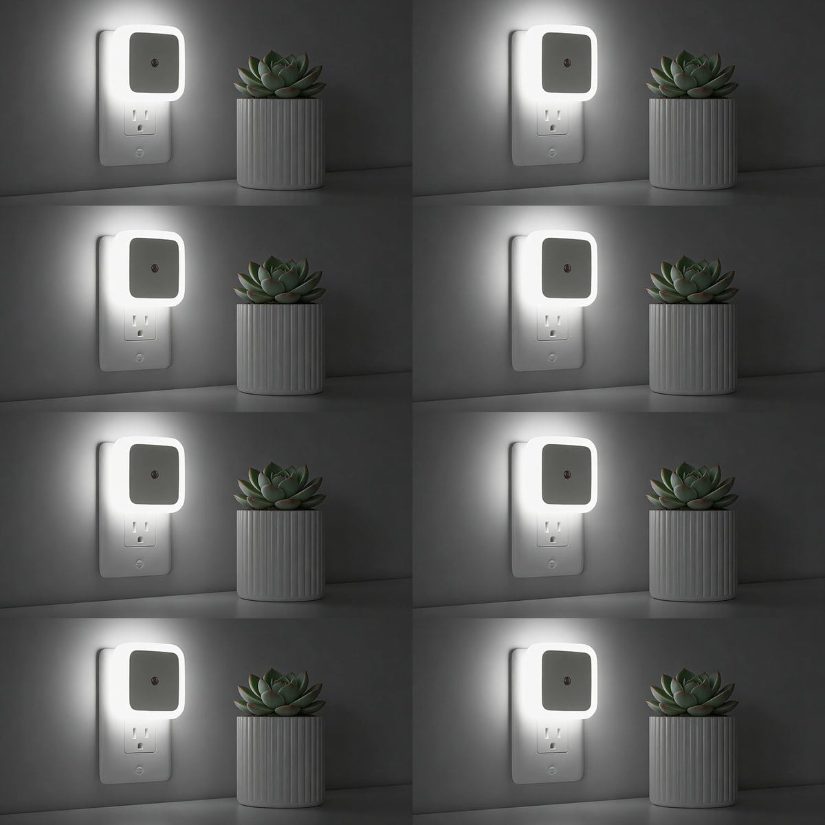 Sujeet Night Light, Night Lights Plug into Wall 8-Pack, Nightlight Plug in Night Light, Dusk to Dawn Night Lamp Led (Soft White)