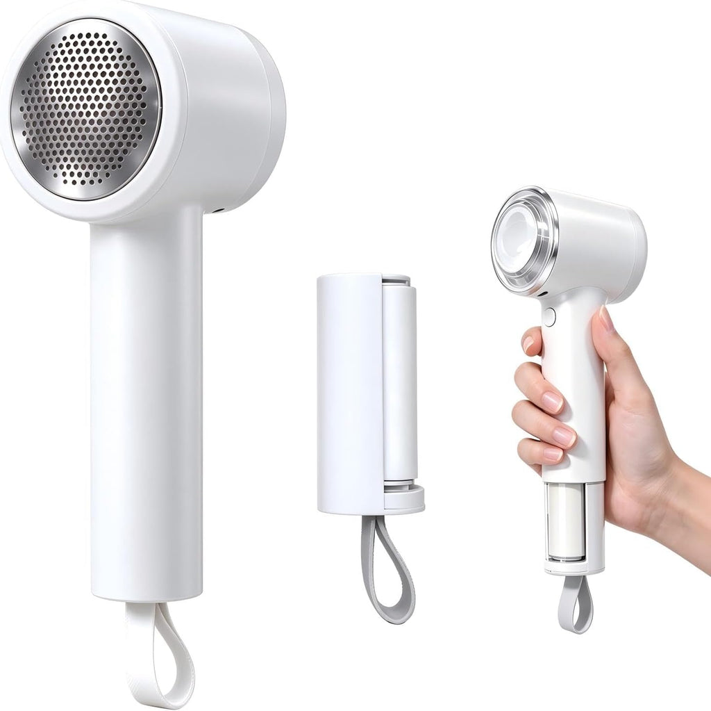 Electric Lint Remover with Lint Roller 2-in-1,Rechargeable Sweater Shaver