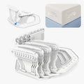 Bed Sheet Holders for Corners [4-Pack], No Mattress Lifting Fitted Sheet Clips, Upgraded Sheet Grippers Corner Locks with Wave-Clamps, Secure Fasteners Keep Bedding in Place - White