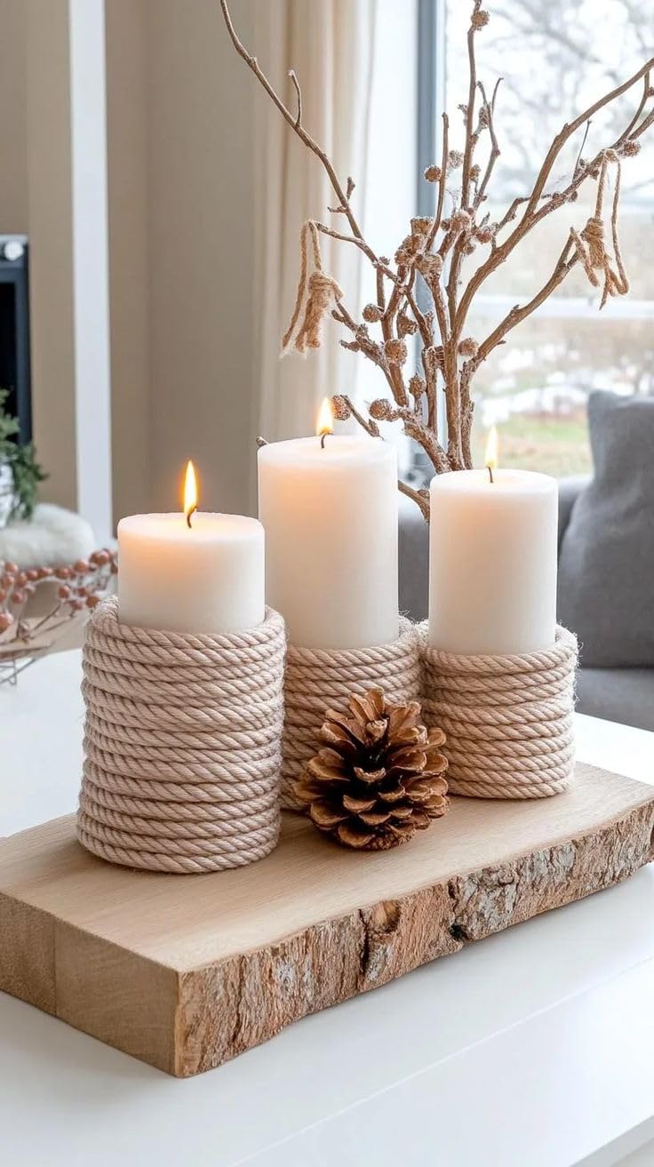 Pillar Candles 2.8x6 Inch 3 Pack White – CW Studio Unscented 70 Hour Long Burn, Smokeless Dripless Premium Wax with Cotton Wick – for Weddings, Events, Home & Rustic Decor