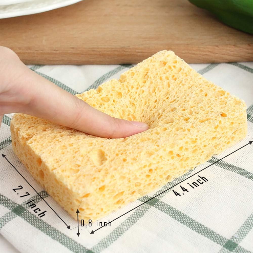 ARCLIBER 36 Pack Colorful Cellulose Sponges Non-Scratch for Kitchen