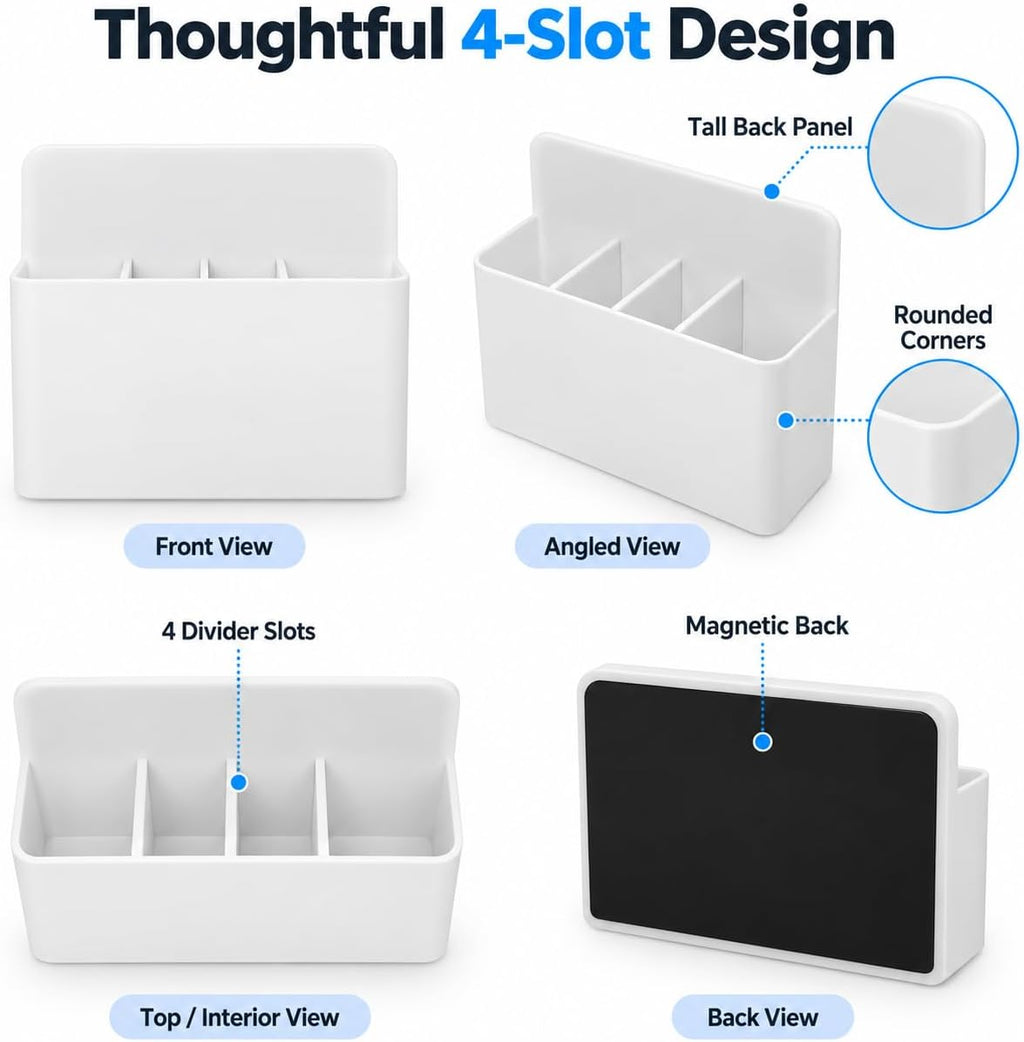Magnetic Toothbrush & Toothpaste Holder for Cruise Ships, Wall‑Mounted Cruise Bathroom Organizer, Compact Travel Storage, 2025 Cruise Essentials