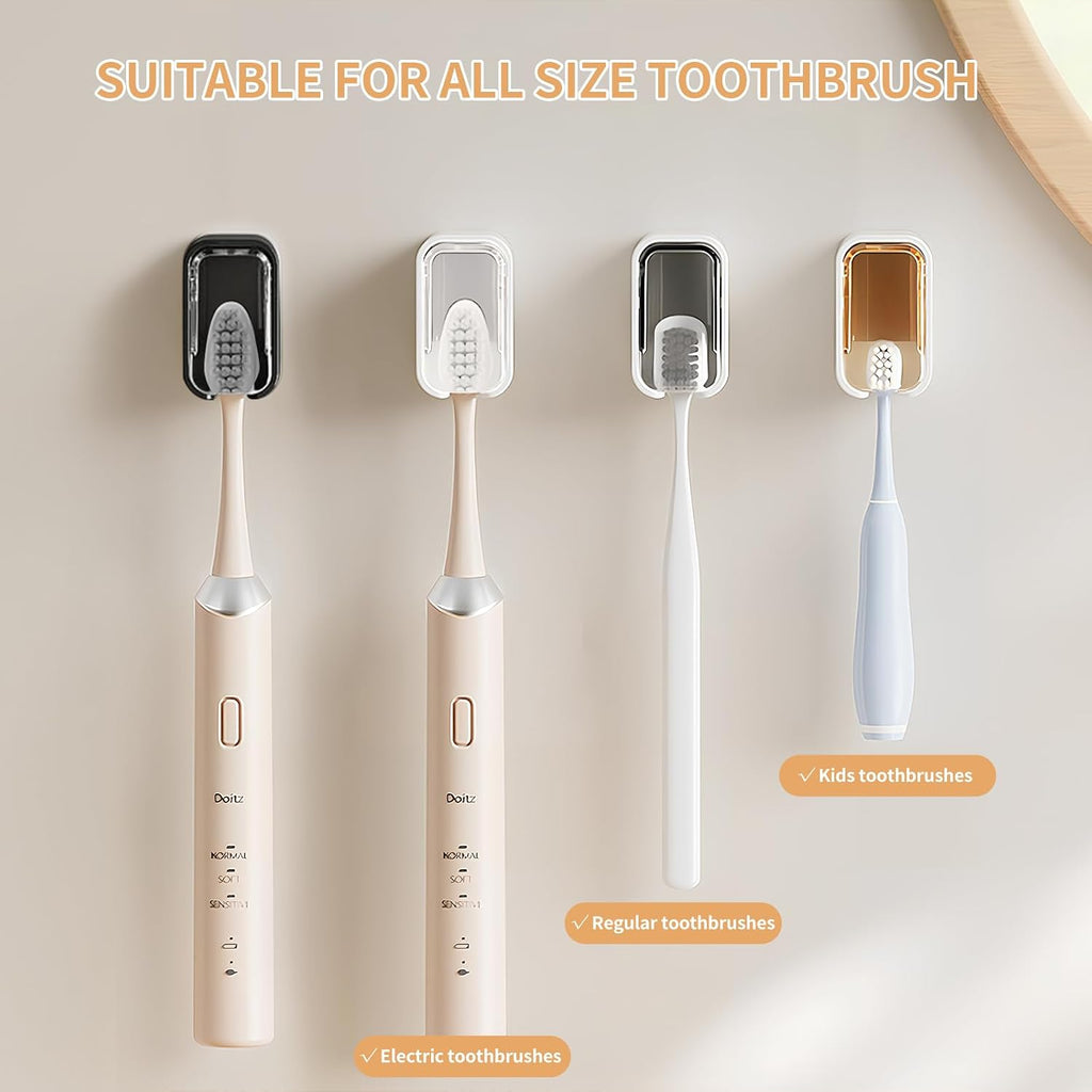 Wall Mounted Toothbrush Holders for Bathroom