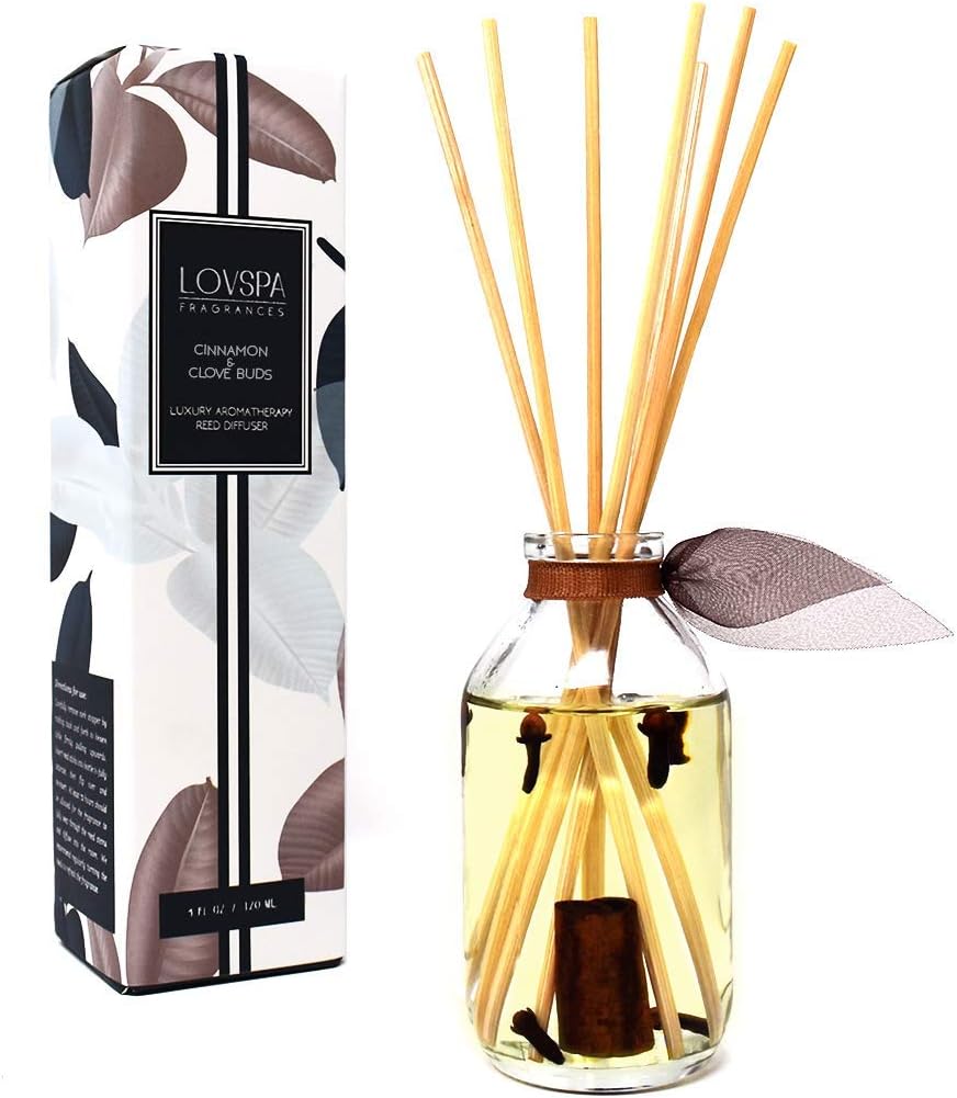 Reed Diffuser Set - Cinnamon & Clove Buds Scented Diffuser with Sticks