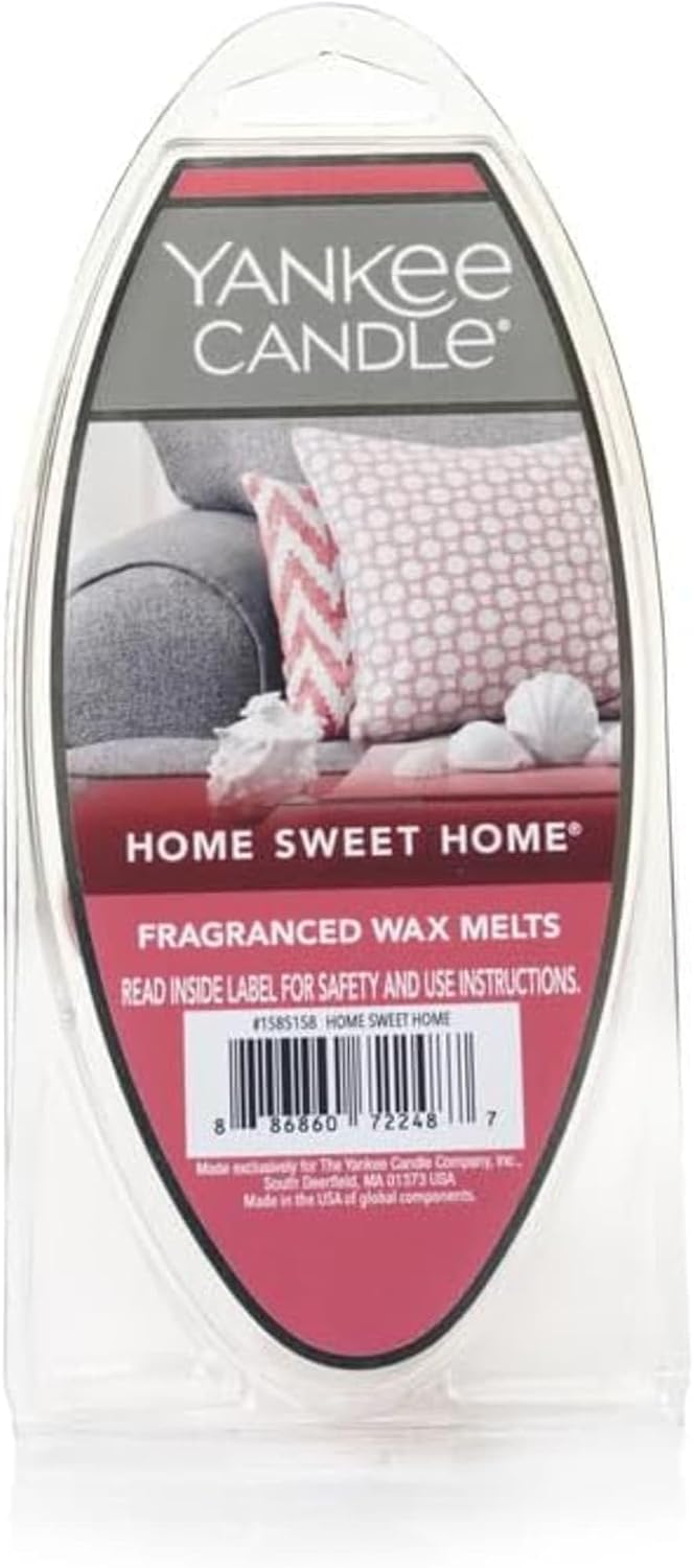 Yankee Candle Scented Wax Melts, Home Sweet Home, 18 Scent Cubes