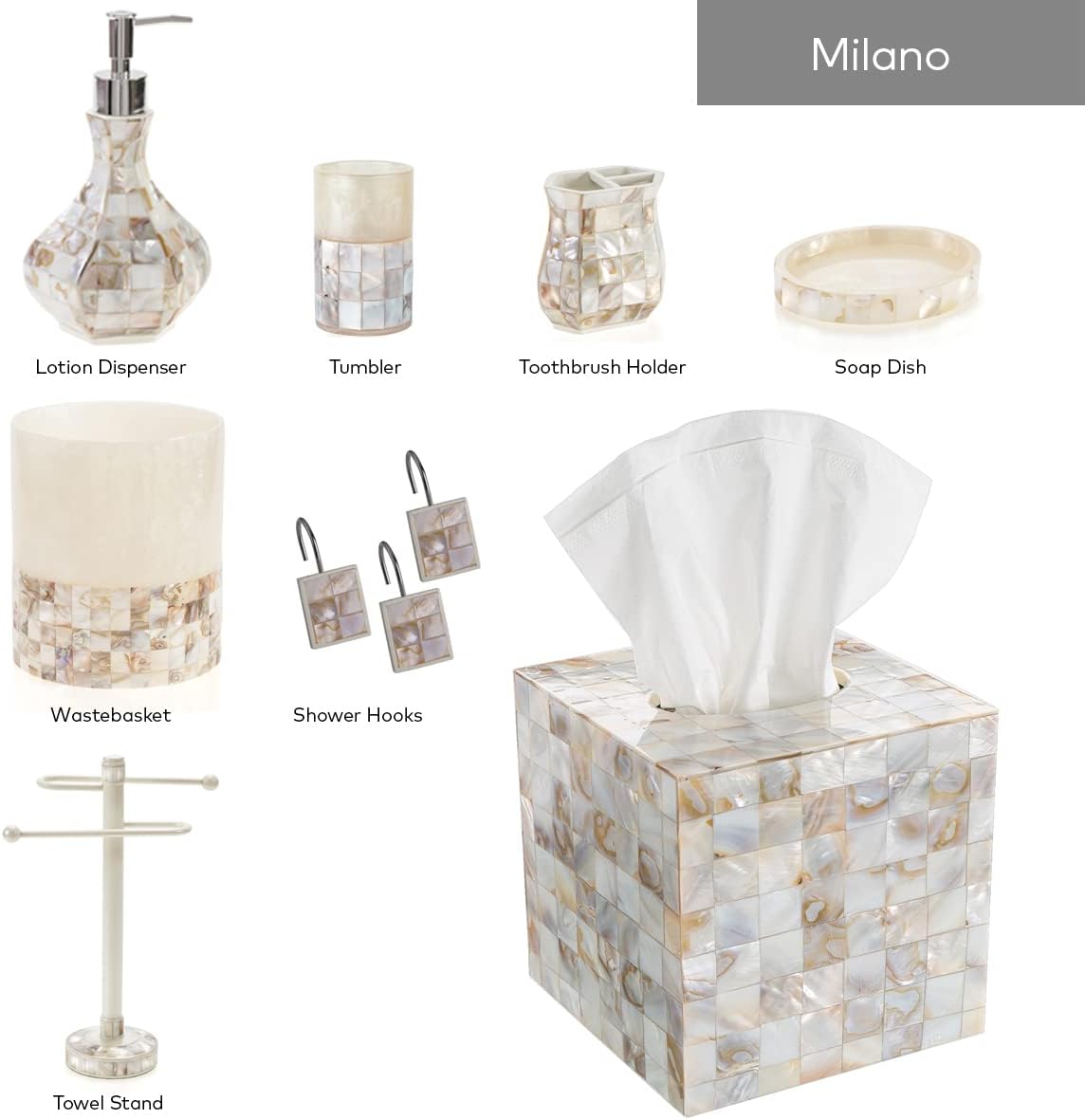 Milano Hand Soap Dispenser for Bathroom