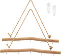 Drift Wood Branches Wall Decor with 5 Hooks,2Pcs 15.7" Driftwood for Crafts