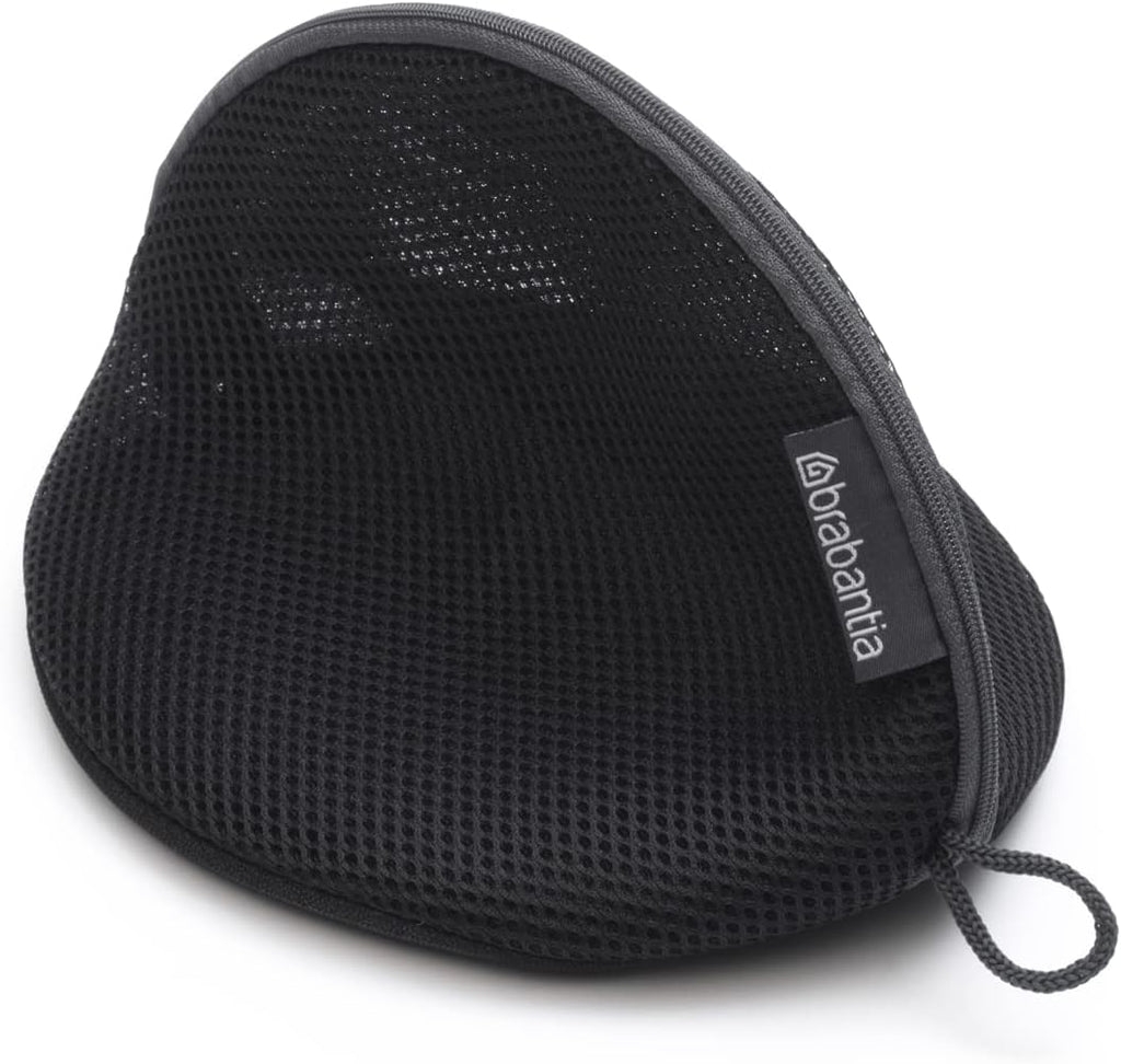 Brabantia Mesh Zip Up Laundry Bra Washing Machine Delicates, Organizer Travel Bags, 1 Pack, Black
